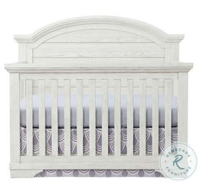 Foundry White Dove Arch Top Convertible Standard Crib