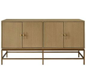 Ariel Cerused Oak 4 Door Buffet