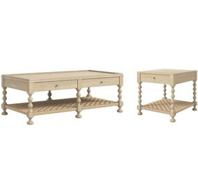 Haven Sun Oak Occassional Table Set