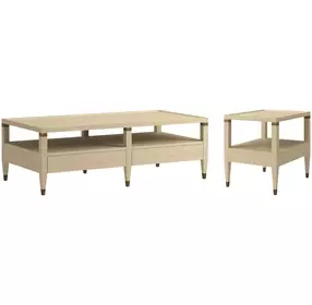 Eave Sundrenched Oak Occassional Table Set