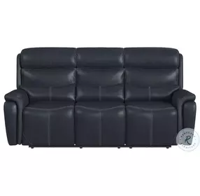 Florin Navy 91" Power Reclining Sofa