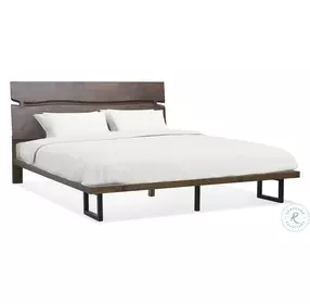 Pasco Distressed Cocoa King Platform Bed
