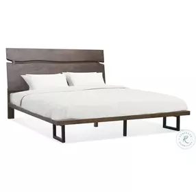 Pasco Distressed Cocoa Queen Platform Bed