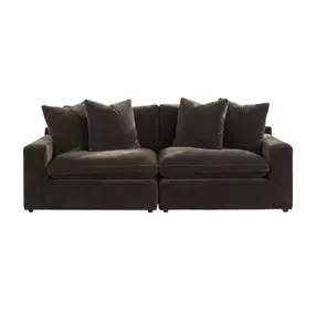 Maxton Heights Bittersweet 2 Piece Modular Sectional Sofa with Pillows
