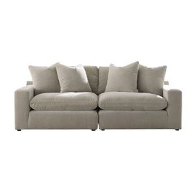Maxton Heights Pebble 2 Piece Modular Sectional Sofa