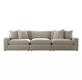 Maxton Heights Pebble 3 Piece Modular Sectional Sofa