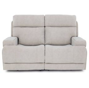Ashbee Arula Dove 66" Zero Gravity Power Reclining Loveseat with Power Headrest and USB Charging