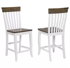Ashford Brown Lancaster Upholstered Counter Height Stool