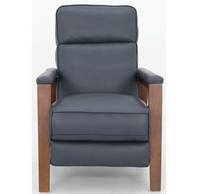 Ashland Santa Fe Ocean Leather Push Thru The Arms Recliner