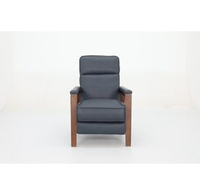 Ashland Santa Fe Ocean Leather Push Thru The Arms Recliner