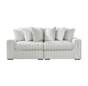 Stupendous Alloy 2 Piece Modular Sectional Sofa with Pillows