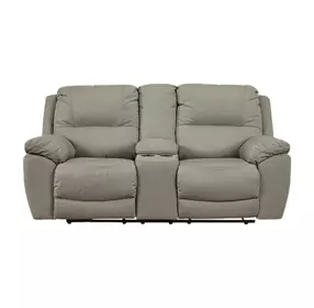 Next-Gen Gaucho Putty 80" Reclining Console Loveseat