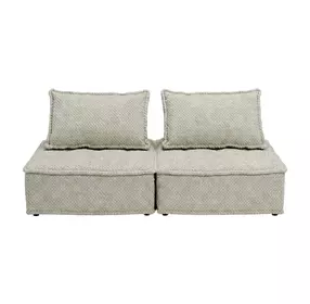 Bales Taupe Modular 78" Loveseat