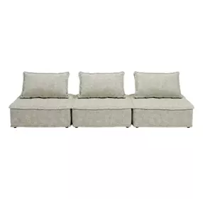 Bales Taupe Modular 117" Sofa