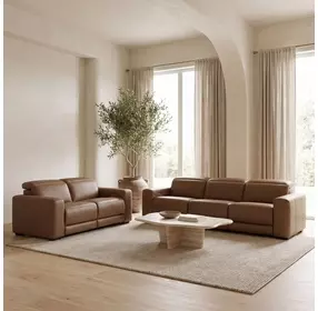 Rally-Up Caramel Power Reclining Living Room Set