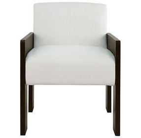 Astor Espresso Oak Performance Fabric Accent Chair