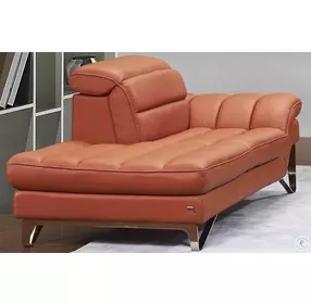 Astro Pumpkin Italian Leather Swivel Lounger Chair