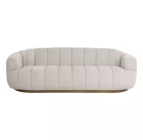 Ezra Dove Cream 97" Sofa