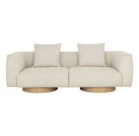 Mattior Santa Cruz Oatmeal 92" Sofa