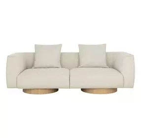 Mattior Santa Cruz Oatmeal 92" Sofa