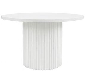 Auden White 60" Round Dining Table