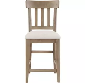Napa Brown 24" Slat Back Counter Height Stool Set of 2