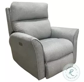 Stardust Network Grey Wall Hugger Power Headrest Recliner