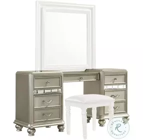 Kaleidoscope Platinum Vanity Desk