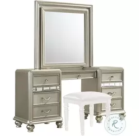 Kaleidoscope Platinum Vanity with Mirror