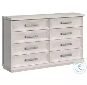 Rhiannon Antique White 8 Drawer Dresser