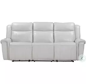 Caspian Whisper Ivory Zero Gravity Power Reclining Sofa with Power Headrest