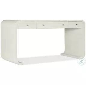 Bayport White Lacquered Writing Desk