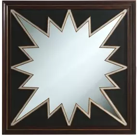 Alexa Hampton Cambridge and Gold Square Minoo Wall Mirror