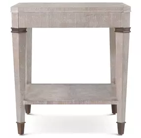 Marlborough Geo Coast and Gold Rectangular Hardy Side Table