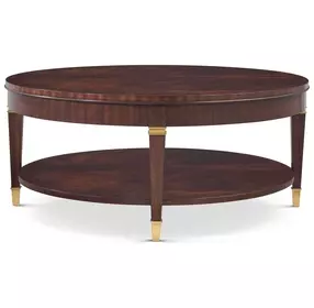 Marlborough Cambridge and Gold Round Mitchell Cocktail Table