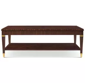 Marlborough Cambridge and Gold Rectangular Woolfe Cocktail Table