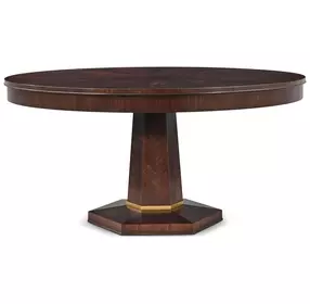 Marlborough Cambridge and Gold 60" Round Morrison Dining Table