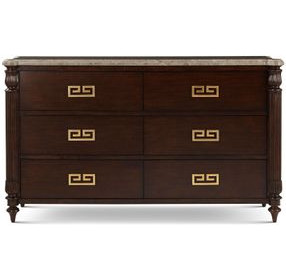 Alexa Hampton Cambridge and Gray 6 Drawer Dresser