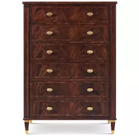 Marlborough Cambridge and Gold 6 Drawer Lee Chest