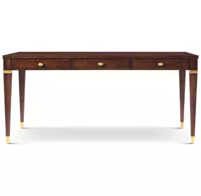 Marlborough Cambridge and Gold 66" Bradbury Writing Desk