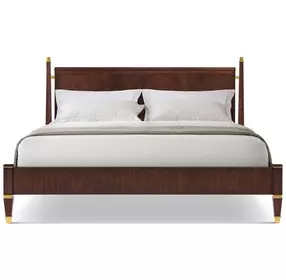 Marlborough Cambridge and Gold Markos King Panel Bed