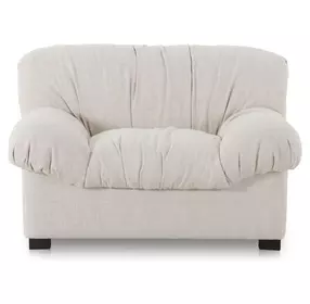 Halston Flecked Oat Upholstered Lounge Chair