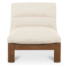 Pierce Flecked Beige Upholstered Accent Chair