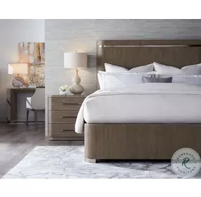 Modern Mood Dark Brown Panel Bedroom Set with 3 Drawer Nightstand