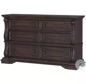 B00284-D-C Distressed Medium Oak Dresser