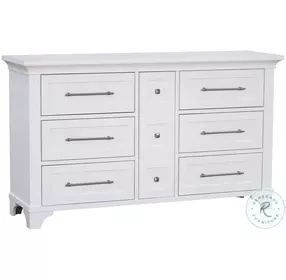 B00299 White Vertical Drawer Dresser