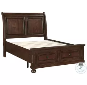 B00961 Rich Cherry Storage Full Panel Bed