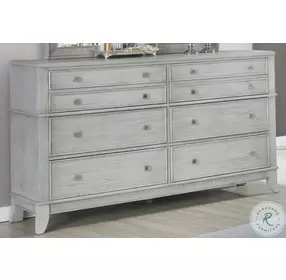 B0191A Brushed White Dresser