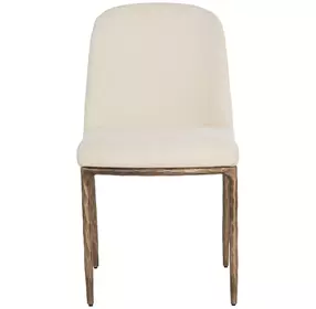 Leandro Zenith Alabaster Performance Fabric Dining Chair Set of 2