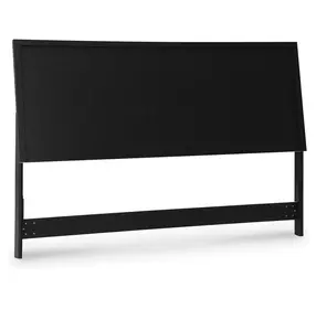 Danziar Matte Black Full Panel Headboard